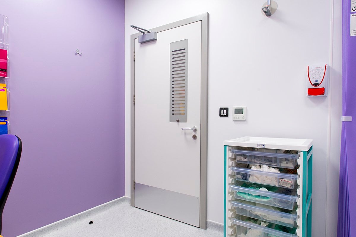 A white Trovex Hygidoor