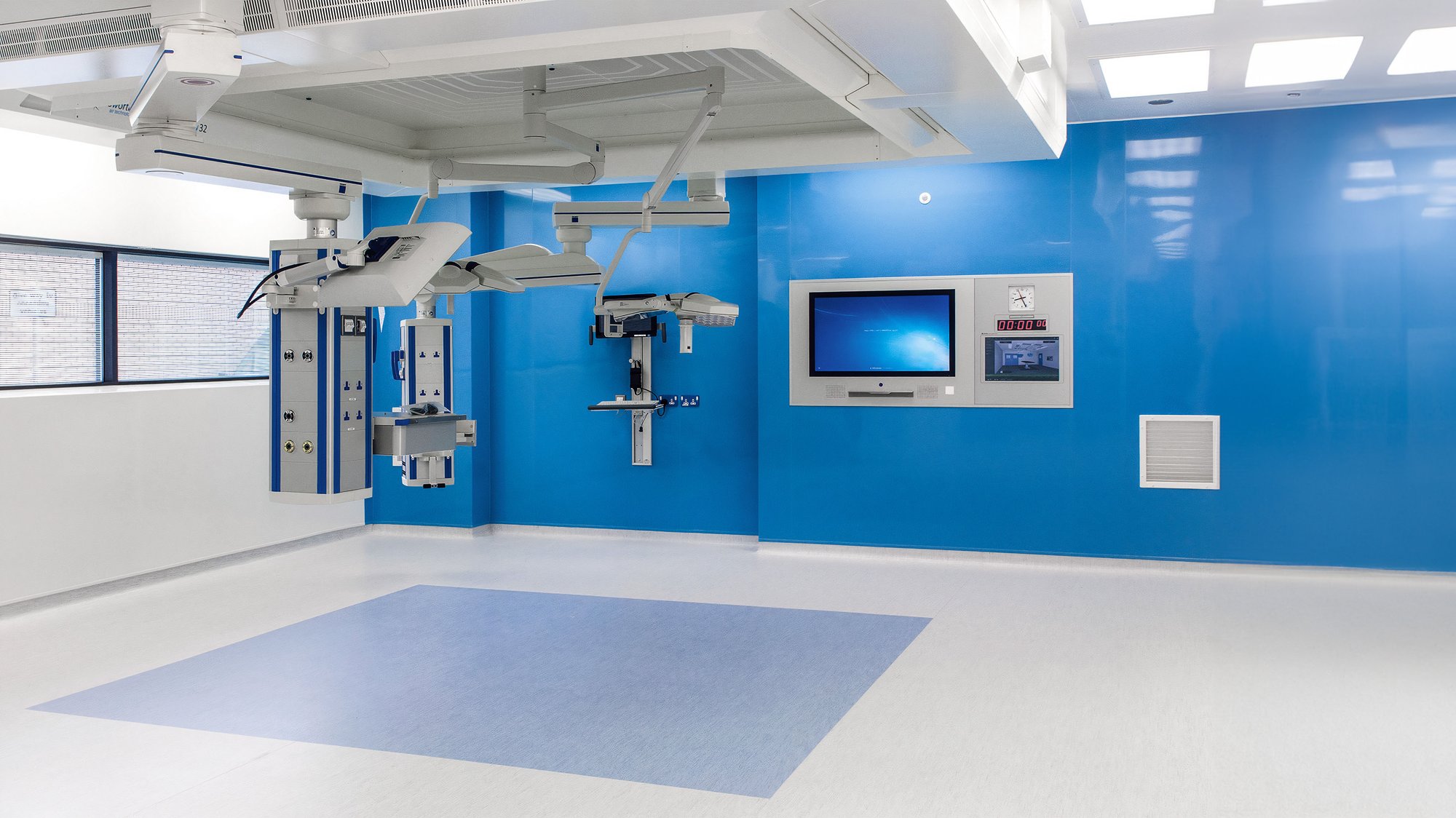Trovex Diamond Wall Cladding and Protection used in a healthcare theatre Trovex Diamond Wall Cladding and Protection used in a healthcare theatre
