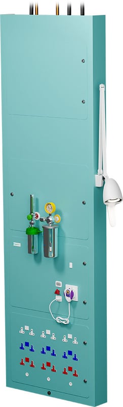 Vertical bed head trunking - Hygipod MSU Vertical bed head trunking - Hygipod MSU