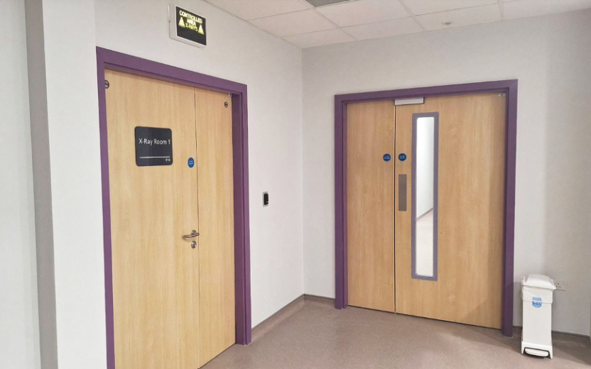 xray rooom doorset 