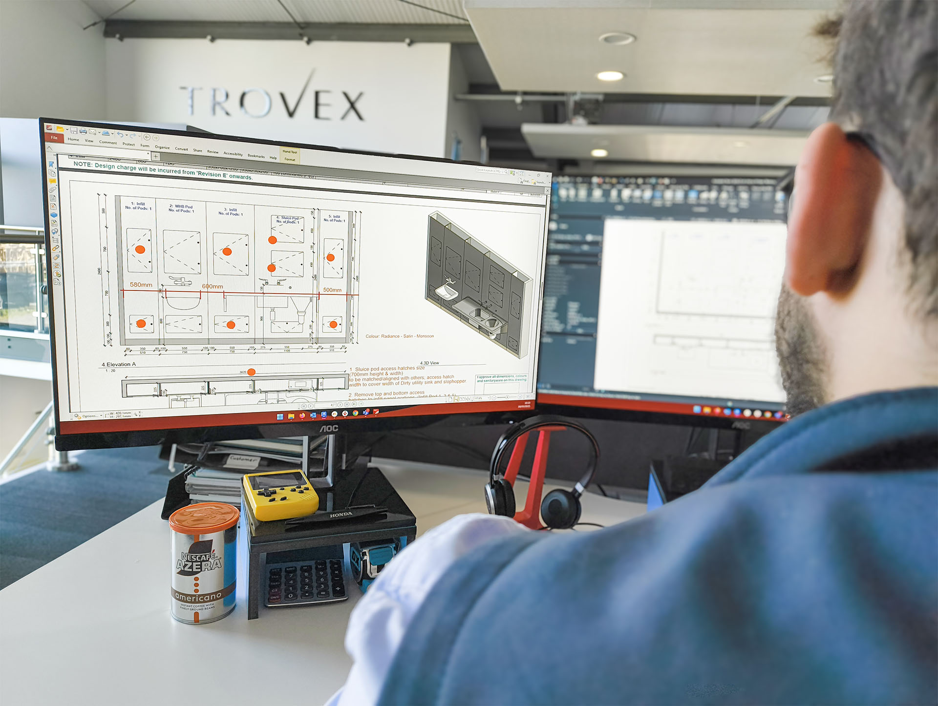 Before and after Gallery hygienic wall cladding