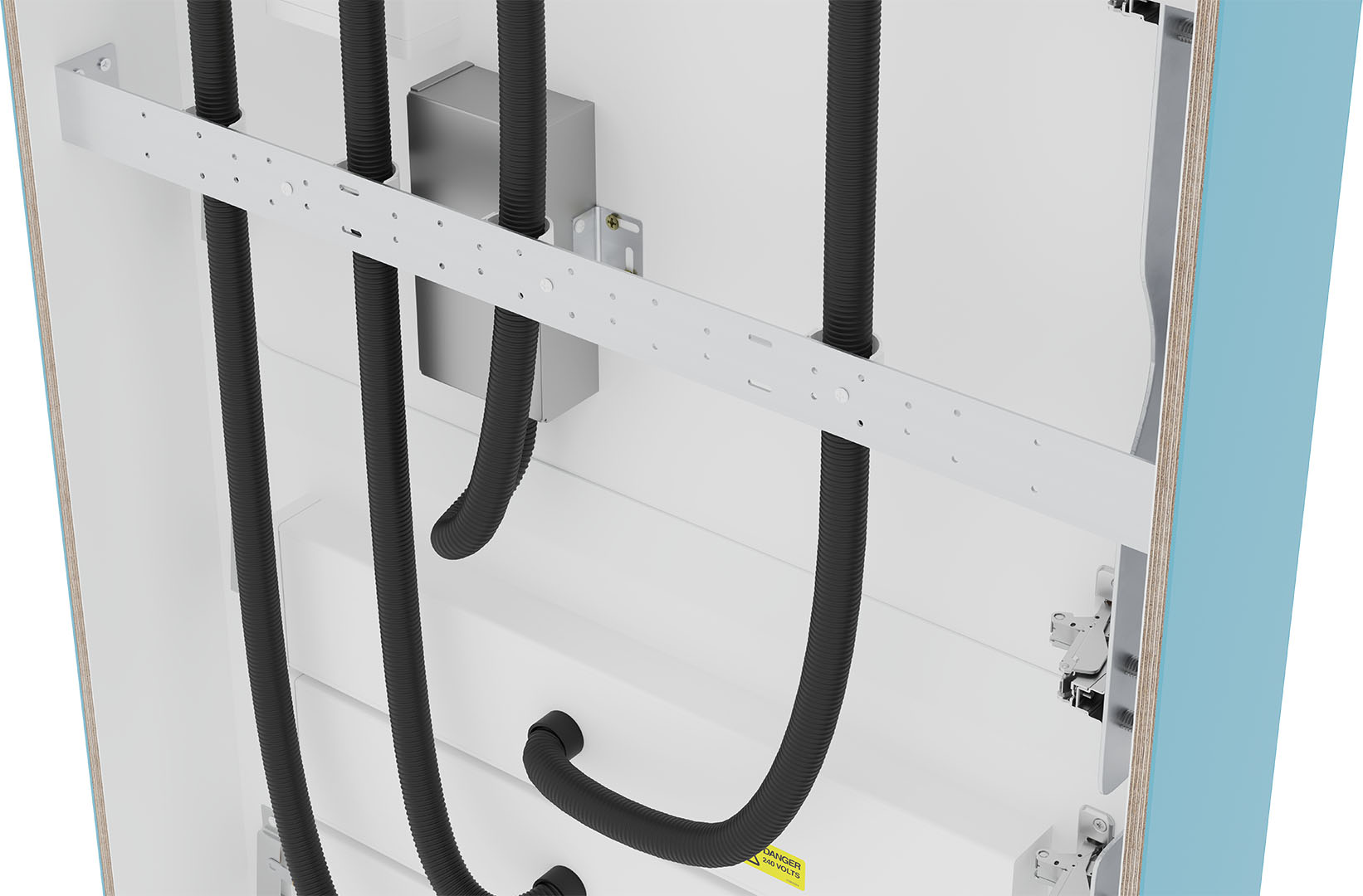 Hygipod MSU cable routing Hygipod MSU cable routing