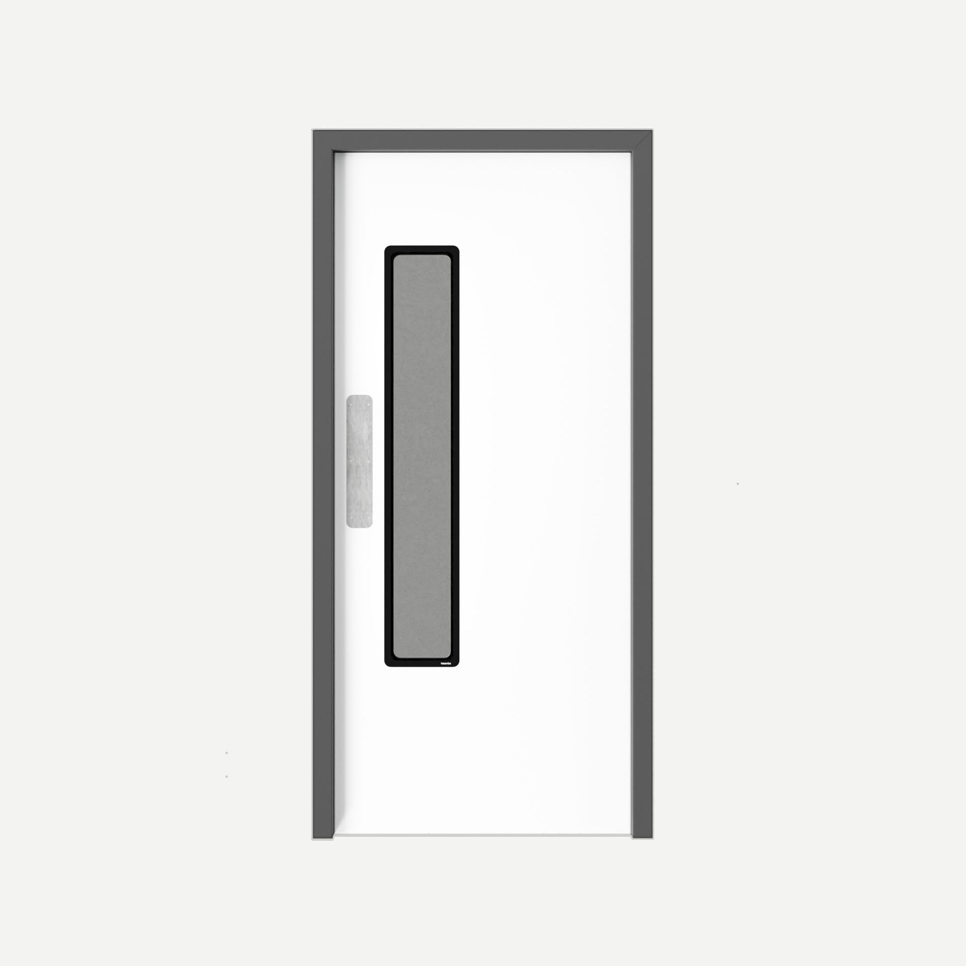 Hospital door fd30 double action with universal vision panel - Hygidoor Hospital door fd30 double action with universal vision panel - Hygidoor