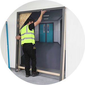 Hygidoor frame goal post design Hygidoor frame goal post design